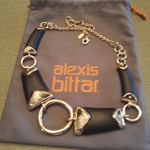 Alexis Bittar necklace. With adjustable settings